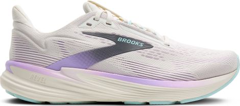 Brooks Revel 8 Damesschoenen Wit/Paars