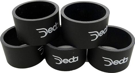 Deda Carbon Steering Spacer Black 1''1/8 - Height 15 mm ( 5 Pcs )