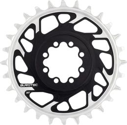 Burgtec Thick Thin ronde kettingbladplaat, 3 mm offset, voor SRAM Direct Mount, 8 gaten, T-type, zwart