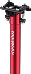 WOODMAN Zadelpen GT2 Aluminium - Rood