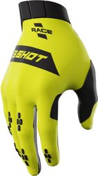 Gants Shot Race Jaune Adulte