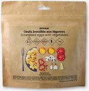 Comida liofilizada Decathlon Nutrition Huevos Revueltos con Verduras 70g