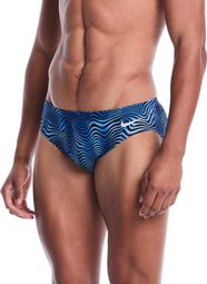 Bañador Nike Swim HydraStrong Team Wavy Lines azul para hombre
