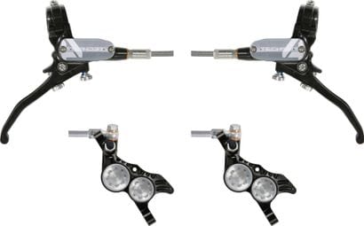Hope t4x2kitr paire de freins a disque tech 4 x2 2 piston rouge Paire
