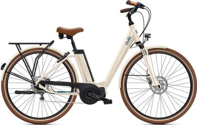 O2 Feel iVog City Up 5.1 Univ Shimano Nexus 7V 360 Wh 28'' Bicicleta eléctrica urbana de lino blanco