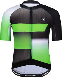 Maillot vélo homme FINISHER Noir/vert