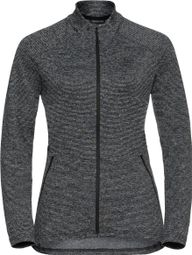 Odlo Sesvenna Vrouwen Zwart Thermisch Zip Fleece