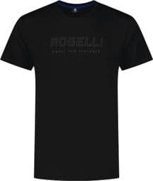 T-Shirt De Sport Manches Courtes Rogelli Logo T-Shirt - Homme - Noir