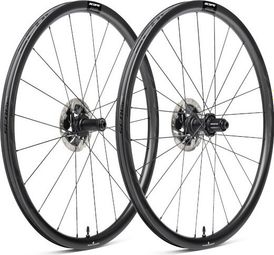 Paire de Roues Scope R3 700c | 12x100 - 12x142 mm | CenterLock | Noir