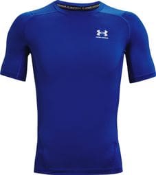 T-Shirt Running de compression Under Armour HeatGear Bleu Homme