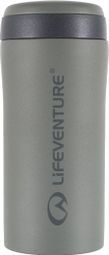 Lifeventure 300ml Matte Grey Insulated Mug
