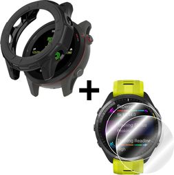 Pack protection Garmin Forerunner 965 - Coque TPU + 2 films hydrogel HD