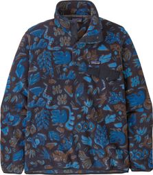 Patagonia Lightweight Synchilla Snap-T Polare Pullover Blue