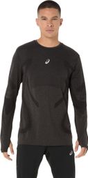 Asics Road Naadloze Heren Trui Lange Mouw Zwart