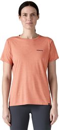 Dames Patagonia Cap Cool Daily Graphic - Waters Roze T-Shirt