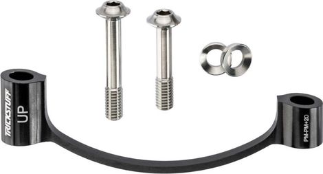 Trickstuff PM / PM 20 mm-adapter, zwart aluminium