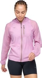 Veste coupe-vent Hoka Skyflow Rose Femme