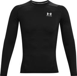 Under Armour Heatgear Armour Long Sleeve Compression Shirt Black Men's