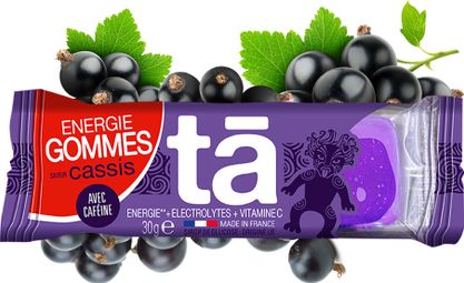 Sachet de 3 Gommes Énergétiques Tā Energy Energie Gommes Cassis