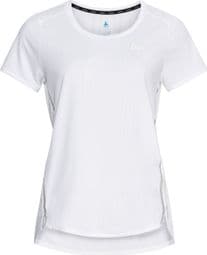 Maillot Manches Courtes Femme Odlo Zeroweight Chill-Tec Blanc