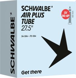 Chambre à Air Schwalbe Air Plus Tube 14L-AP 27.5'' Presta 40 mm