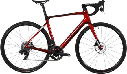 Wilier Triestina Filante Hybrid Elektro-Rennrad Sram Force eTap AXS 12S 236 Wh 700 mm Velvet Red 2024