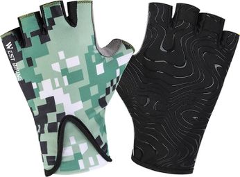 Gants de cyclisme d'été pour enfants demi-doigts  antidérapants