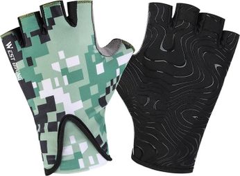 Gants de cyclisme d'été pour enfants demi-doigts  antidérapants