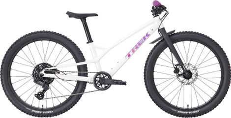 Trek Wahoo 24 Trail Microshift 9V 24'' Wit 2026 Stijve Kindermountainbike