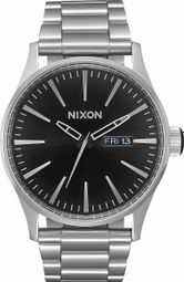 Nixon Sentry Steel Grey/Black Unisex Horloge