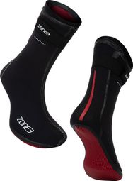 Zone3 Heat-Tech Neoprene Socks - Black/Red