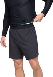 Hoka Skyglide 2 en 1 Short Negro Hombre