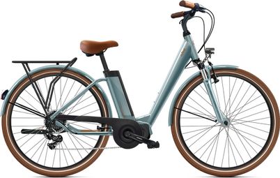 Vélo de Ville Électrique O2 Feel iVog City Up 3.1 Shimano Tourney 7V 400 Wh 28'' Gris Perle| T.M 170-190cm | Produit Reconditionné