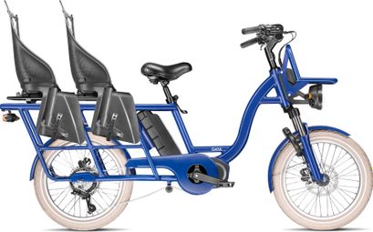 Vélo Cargo GAYA  L'Original Le Long  Majorelle  Pack Bébés