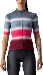 Castelli Dolce Blue / Bordeaux Red Jersey