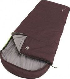 Outwell Sac de couchage Campion Lux fermeture éclair à gauche violet