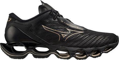 Hardloopschoenen Mizuno Unisex Wave Prophecy 12 Zwart Goud