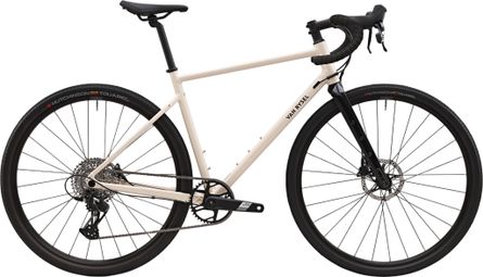 Vélo de Gravel Van Rysel GRVL AF Sram Apex XPLR AXS 12V 700 mm Beige