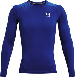 Under Armour Heatgear Armour Long Sleeve Compression Jersey Blue Men