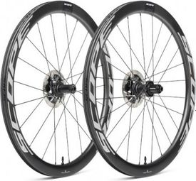 Paire de Roues Scope R4 700c | 12x100 - 12x142 mm | CenterLock | Noir/Blanc