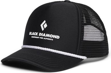 Black Diamond Flat Bill Trucker Cap Black