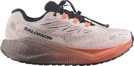 Salomon Aero Blaze 4 GRVL GTX Women's Running Shoes in Beige/Pink