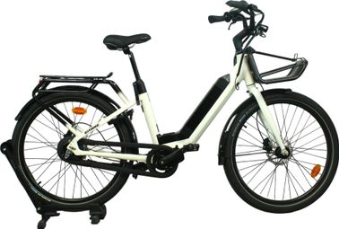 Produit reconditionné - Vélo de ville électrique Gitane EConnect blanc - Très bon état