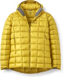 Heren RAB Mythic Alpine Geel Donsjack
