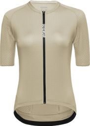 Maillot à Manches Courtes Gore Wear Spinshift Beige Femme