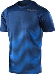 Troy Lee Designs SkylineS Kyline Wave Kurzarmtrikot Blau