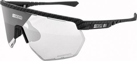 Scicon Sports Aerowing Lunettes De Soleil De Performance Sportive (Scnpp Silver Fotocromic/Compagnon De Carbone)