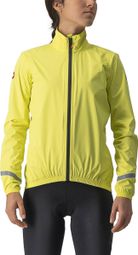 Castelli Damen Regenjacke Emergency 2 Gelb