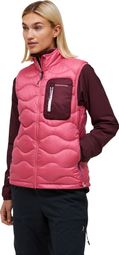 Peak Performance Helium Utility Sleeveless Down Jacket for Women, Pink