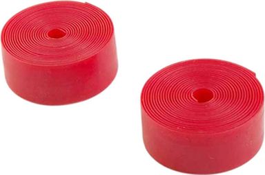 BANDE ANTI-CREVAISON VTC 700 LARGEUR 25MM ROUGE (BLISTER DE 2)